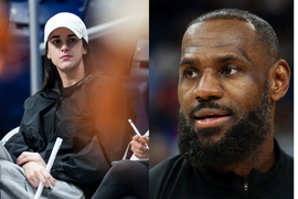 Caitlin Clark and LeBron James