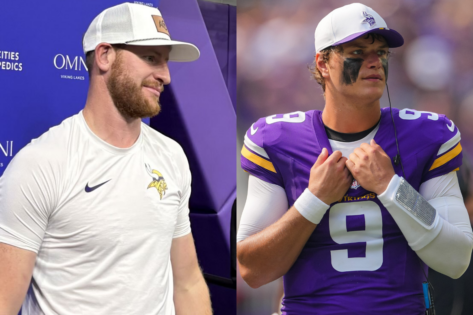 Carson Wentz Makes Feelings Clear to JJ McCarthy as New Vikings QB Breaks Silence