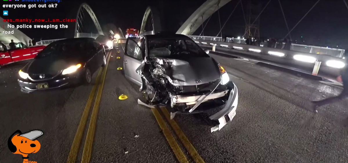 “That Sh*t Is Totaled “ Twitch Streamer Witnesses Disturbing Car