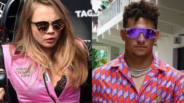 Cara Delevingne and Patrick Mahomes