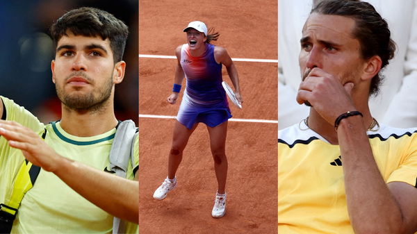 Carlos Alcaraz, Iga Swiatek, Alexander Zverev