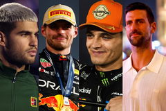 Carlos Alcaraz Max Verstappen Lando Norris Novak Djokovic