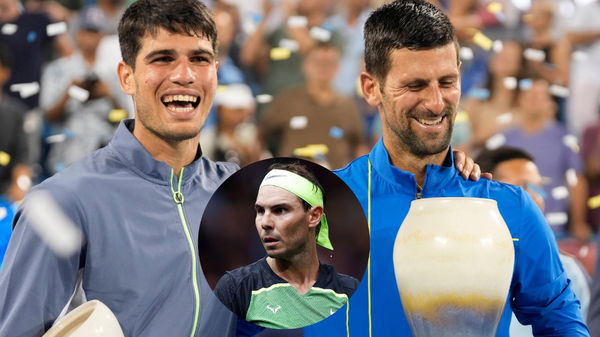 Carlos Alcaraz, Novak Djokovic, Rafael Nadal