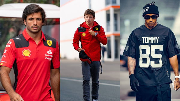 Carlos Sainz, Charles Leclerc &#038; Lewis Hamilton