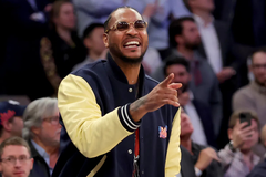NBA: Playoffs-Miami Heat at New York Knicks