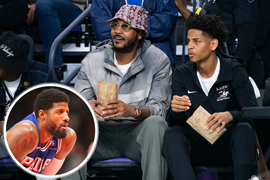 Carmelo Anthony, Son Kiyan Anthony, Paul George