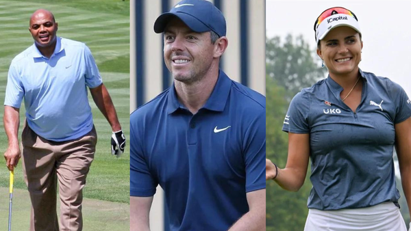 Charles Barkley Rory McIlroy Lexi Thompson Collage