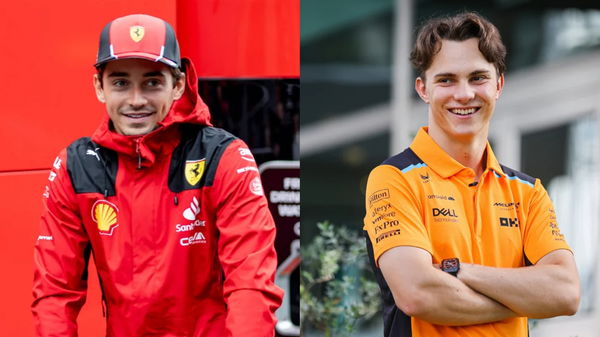 Charles Leclerc and Oscar Piastri