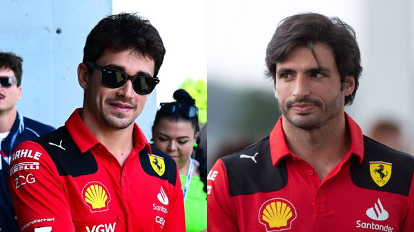 Charles Leclerc and Carlos Sainz