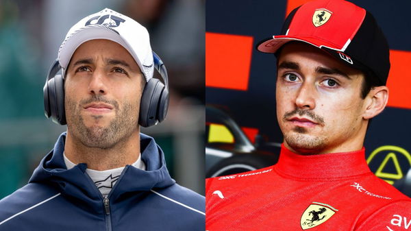 Charles Leclerc and Daniel Ricciardo