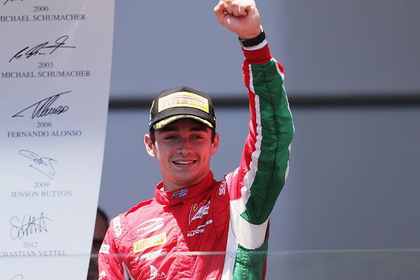 Charles Leclerc baku win F2