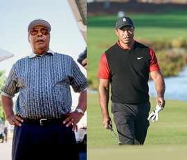Earl Woods and Tiger Woods