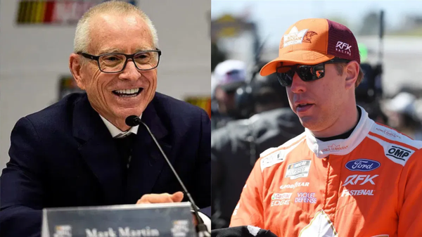 Mark Martin and Brad Keselowski