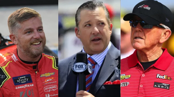 Justin Allgaier, Tony Stewart and Joe Gibbs