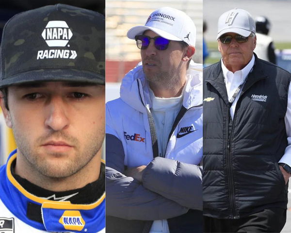 Chase Elliott, Denny Hamlin, Rick Hendrick