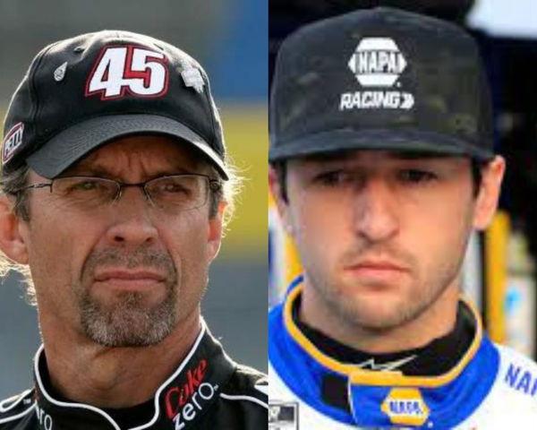 Chase Elliott and Kyle Petty