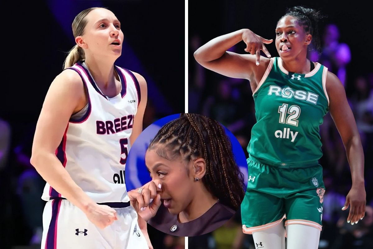 Chelsea Gray and Paige Bueckers