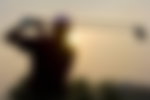 Chinese golfer silhouette