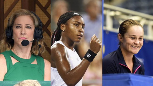 Chris Evert, Coco Gauff, Ashleigh Barty