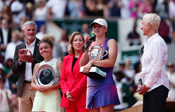 Chris Evert, Iga Swiatek, Martina Navratilova