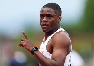 Christian Coleman during his High school days.