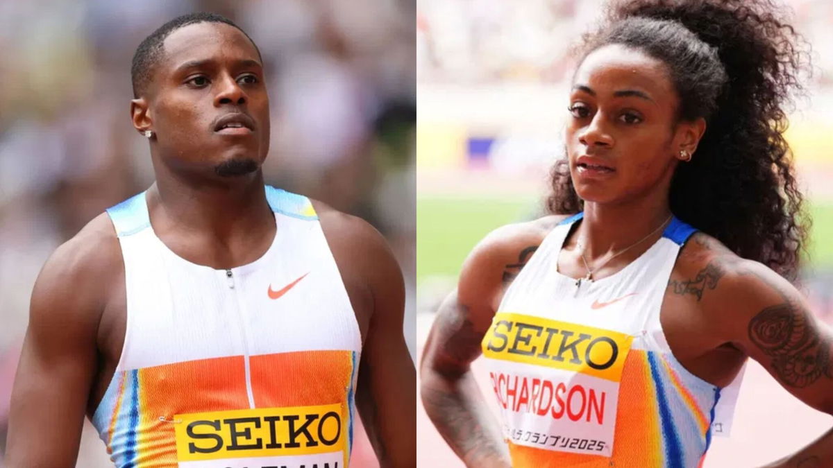 Christian Coleman Calls Out Track Publisher's Mistake