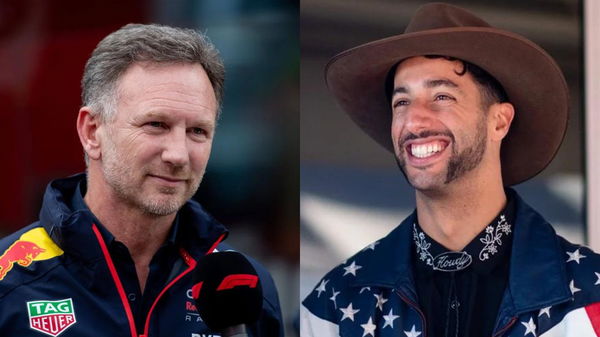 Christian Horner and Daniel Ricciardo