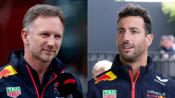 Christian Horner and Daniel Ricciardo