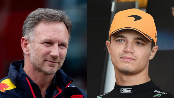 Christian Horner and Lando Norris