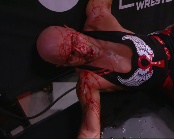 Christoher Daniels bleeding