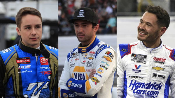 Christopher Bell, Chase Elliott, Kyle Larson