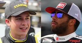 Christopher Bell and Bubba Wallace