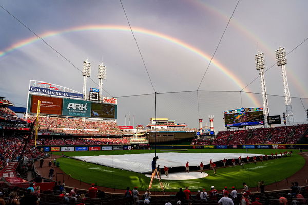 Cincinnati Reds game rained out.