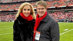 Clark Hunt and Tavia Hunt