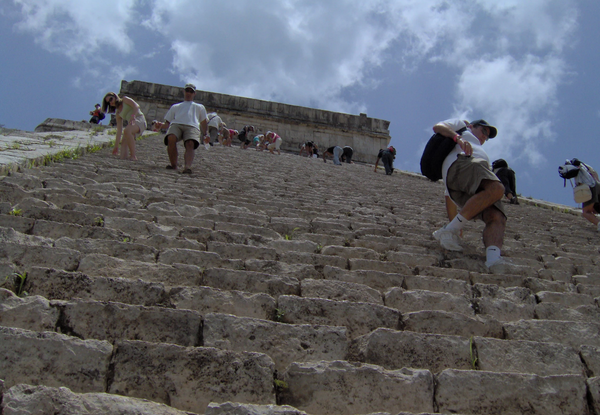 Climbing the Pyramid on Mexico