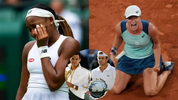 Coco Gauff, Iga Swiatek, Andy Roddick, Roger Federer