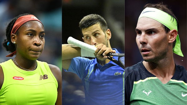 Coco Gauff, Novak Djokovic, Rafael Nadal