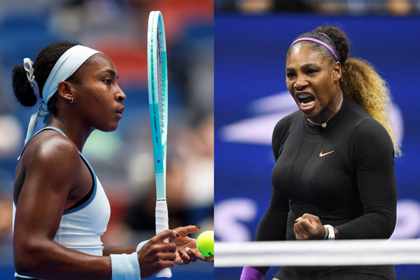 Coco Gauff and Serena Williams