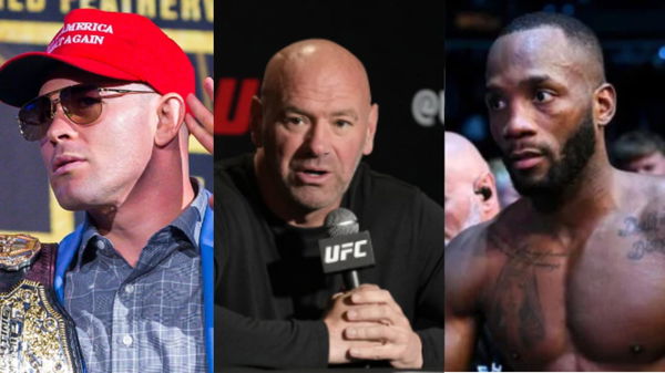 Colby Covington, Dana White, Leon Edwards