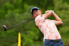 PGA, Golf Herren Masters Tournament &#8211; First Round Apr 6, 2023; Augusta, Georgia, USA; Collin Morikawa tees off on the fi
