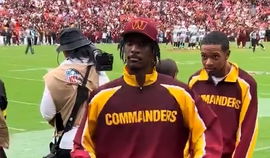 Jayden Daniels Vs Commanders Cheerleader