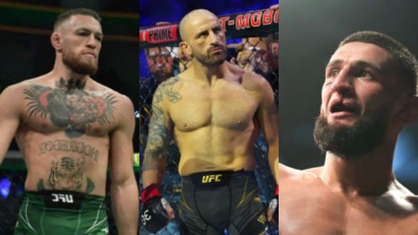 Conor McGregor, Alexander Volkanovski, Khamzat Chimaev