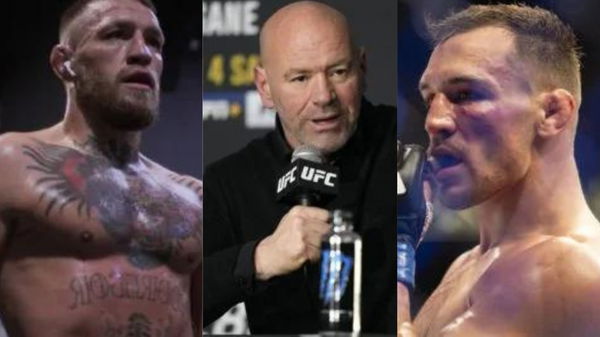 Conor McGregor + Dana White + Michael Chandler