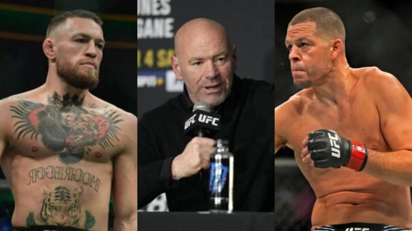 Conor McGregor, Dana White, Nate Diaz