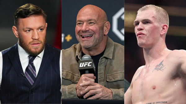 Conor McGregor, Dana White and Ian Garry