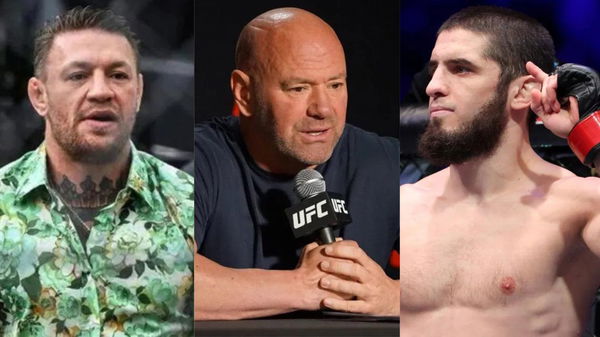 Conor McGregor, Dana White and Islam Makhachev