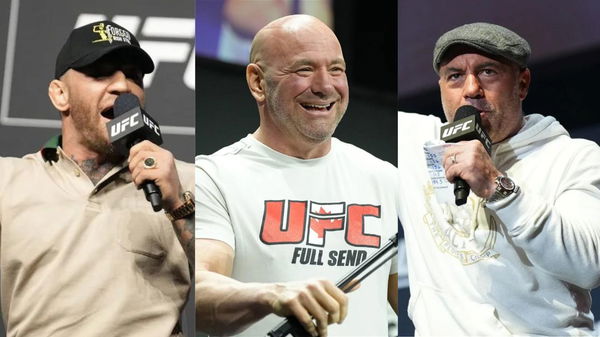 Conor McGregor, Dana White and Joe Rogan