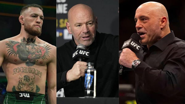 Conor McGregor, Dana White and Joe Rogan