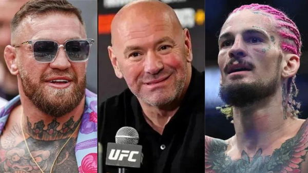 Conor McGregor, Dana White and Sean O&#8217;Malley