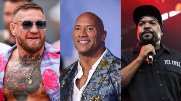 Conor McGregor, Dwayne Johnson, Ice Cube